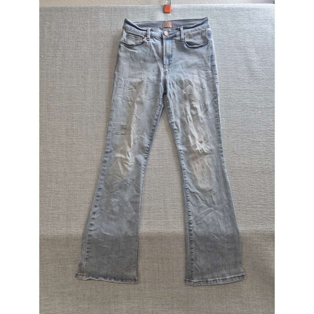 Simple Society Bootcut Jeans Womens 3/26 Blue Denim Cotton Light Wash Distressed